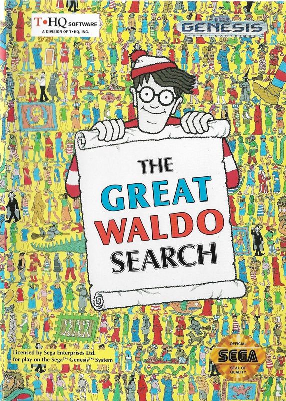 Great Waldo Search box art for NES